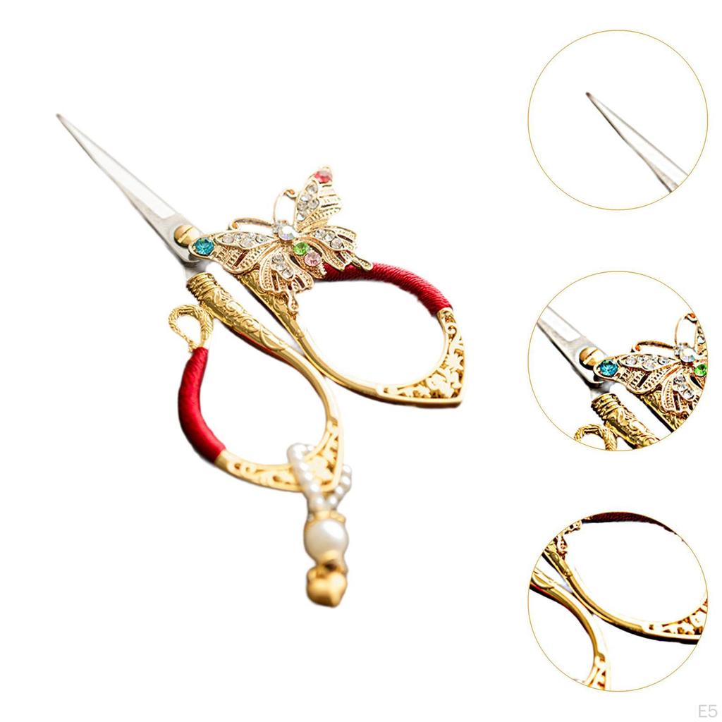 Šicí nůžky Detailní nůžky DIY Řemeslo Ostré nůžky Pevné Výšivka Krejčí pro