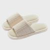 Unisex Cotton-Linen Indoor Slippers: Soft, Silent, Non-Slip