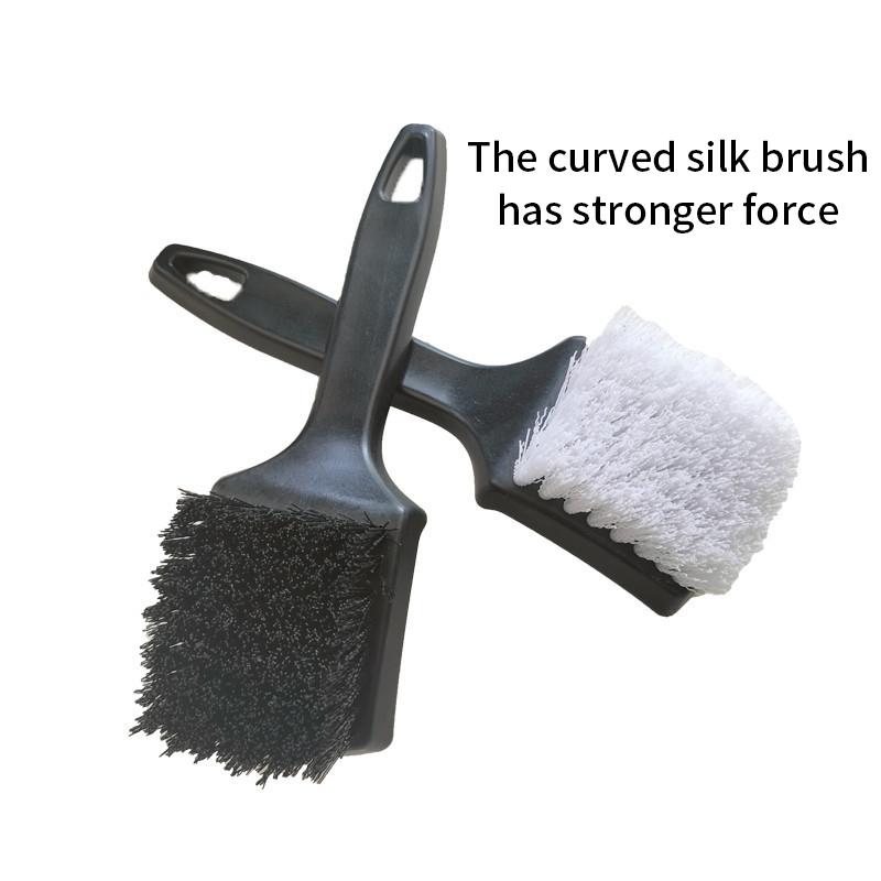 Car Tire Rim Brush Wheel Hub Cleaning Brushes Plastic Handle Auto Washing Cleaner Tools Car Detailing Cleaning Accessories