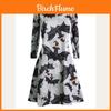 Premium Quality Womens Vampire Horror Blood Halloween Costume Flared Swing Dress