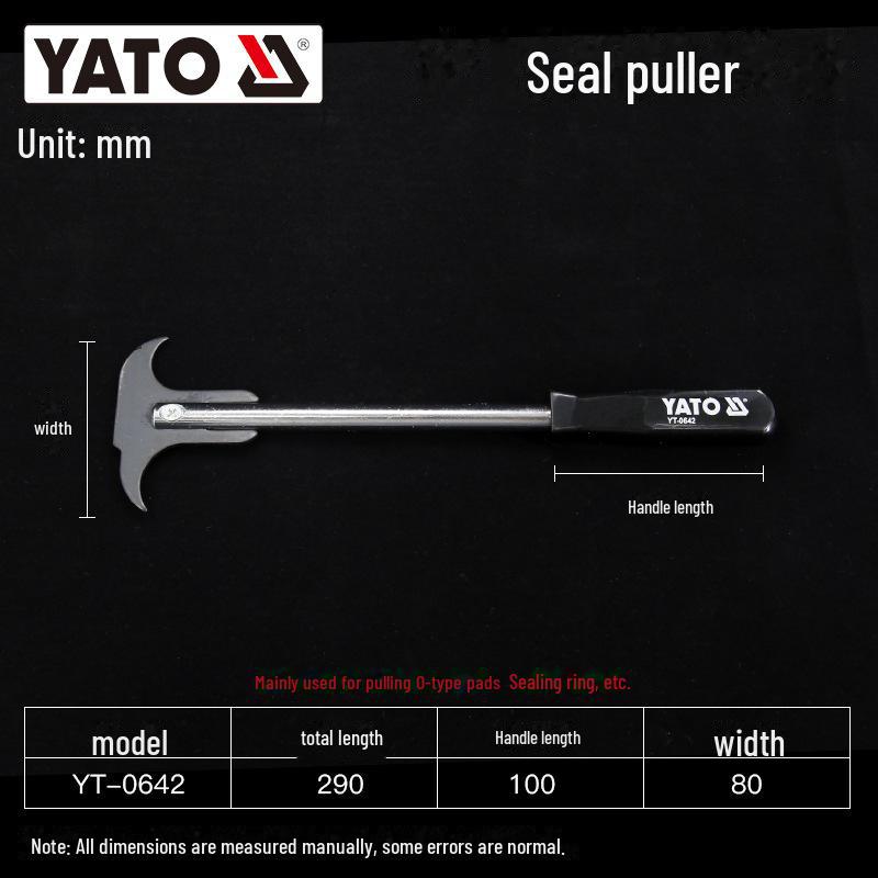 YATO Oil Seal Tool: Screwdriver Hook for Toner Cartridge Gasket Replacement and Powder Refills.