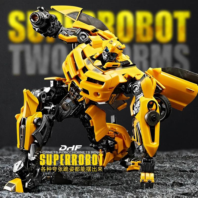 Ungiftiges Autobots Transformationsspielzeug 28 cm Legierung Warhammer Bumblebee Actionfigur Modell Kindergeburtstagsgeschenk