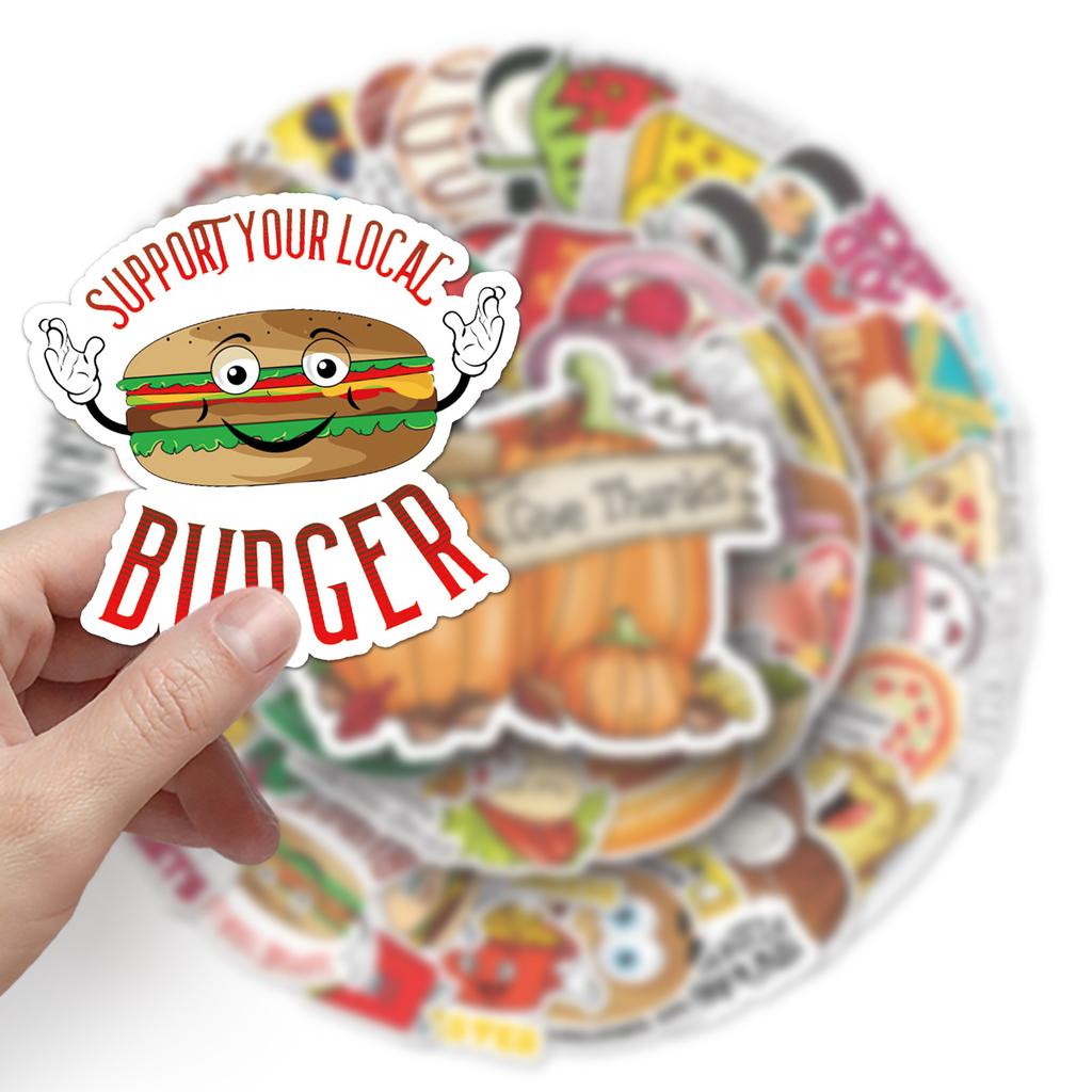 50 Cartoon Vine Tied Fresh Decorative Laptop Suitcase Graffiti Stickers