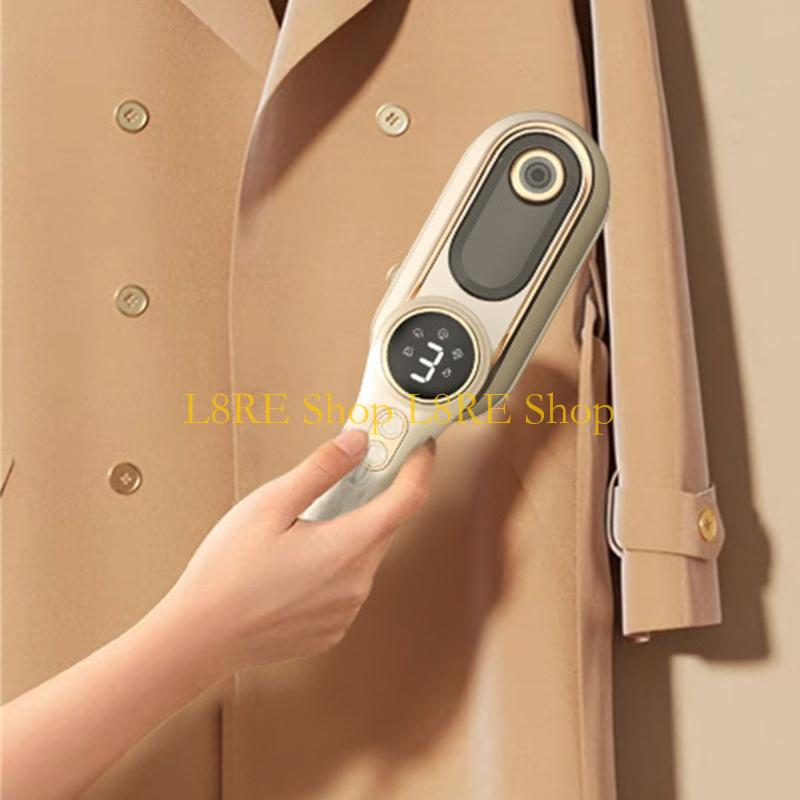 L8RE Steam Iron for Clothes Horizontal Vertical Steaming Dry Ironing 90° Rotatable Fast Heating Handheld Clothing Steamer