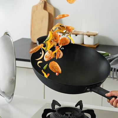 Non-Coated Fine Iron Wok