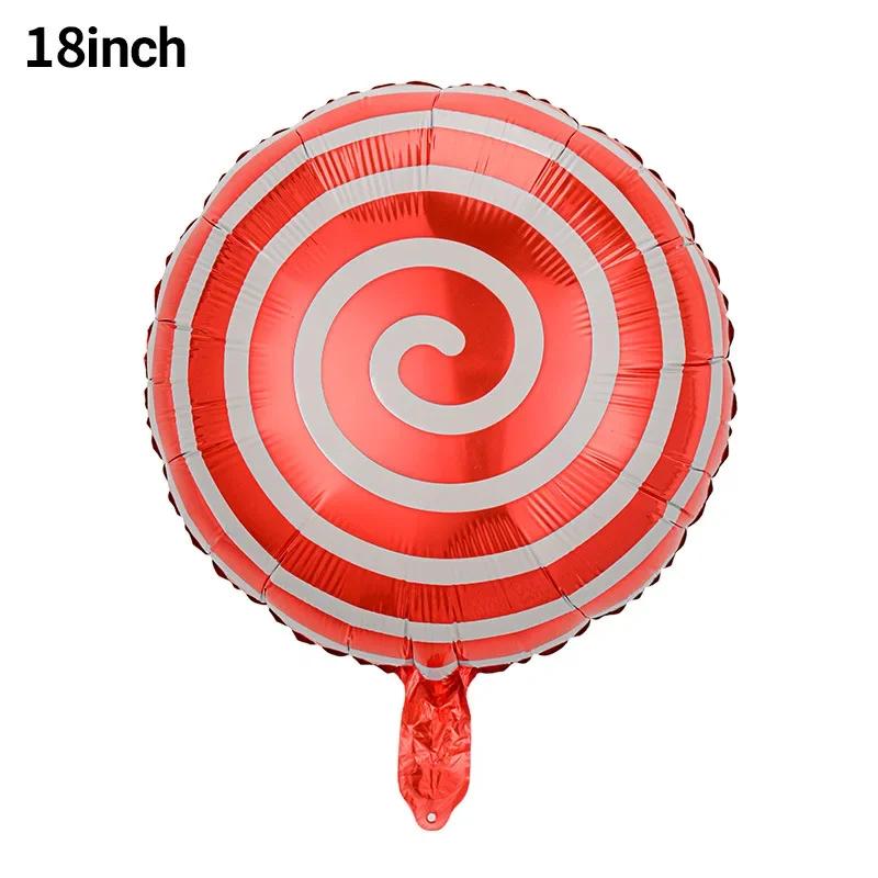 18 inch Candy Aluminum Balloon Children's Birthday Party Decoration Lollipop Aluminum Foil Balloon Kids Helium Balloon