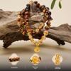 Chinese Wealth-Attracting Yellow Citrine & Tiger Eye Bracelet/Necklace for Women
