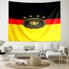 1 Stück Deutscher Fußball-Emblem Gedruckte Wandteppich Raumdekoration Wandbehang für Wohnzimmer Schlafzimmer, Studentenwohnheim, Geburtstags- und Weihnachtsgeschenke