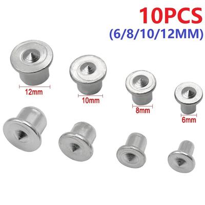 10Pcs Dowel Centre Point 6/8/10/12mm Wood Timber Marker Hole Tenon Center Set