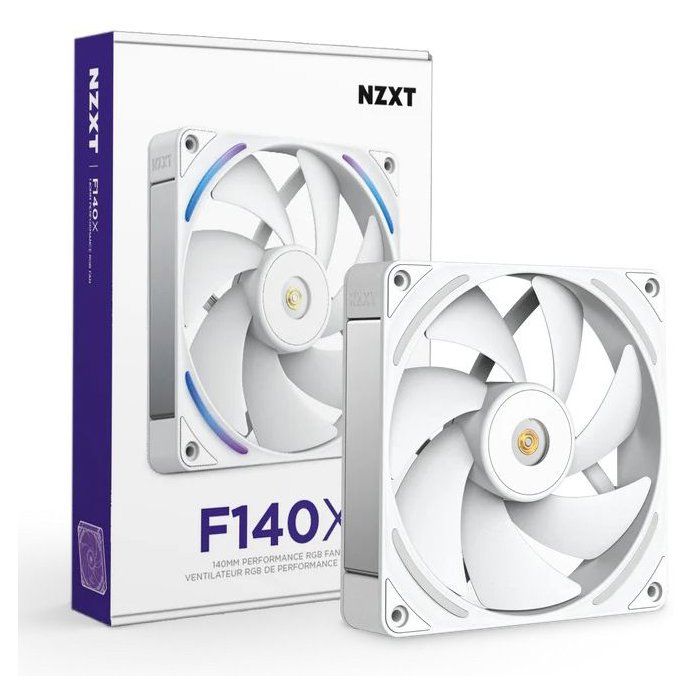 PC Fan - NZXT - F140X RGB (RF-U14PN-W1) - Ø 140 Mm