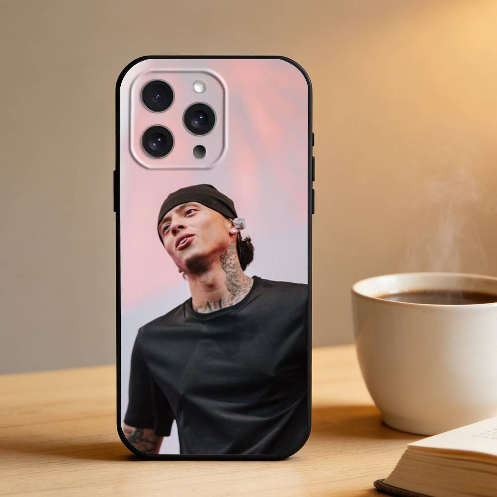 Central C-Cee Uk Rapper  Phone Case For iPhone 17 16 15 14 13 12 Max Plus Silicone Black Cover