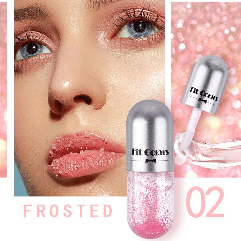 Lip Care Women's Lip Balm Transparent Moisturizing Scrub Matte Natural Lip Oil Lip Gloss 3pcs Set