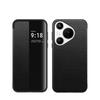 Applicable To Huawei Pura11 Mobile Phone Case, Plain Leather Smart Window Flip Leather Case, Pura11pro All-inclusive  Case.