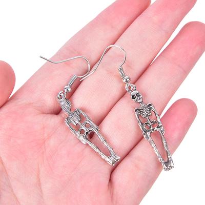 Vintage Skelett Schädel Baumeln Ohrringe Für Frauen Schmuck Party Halloween Geschenke
