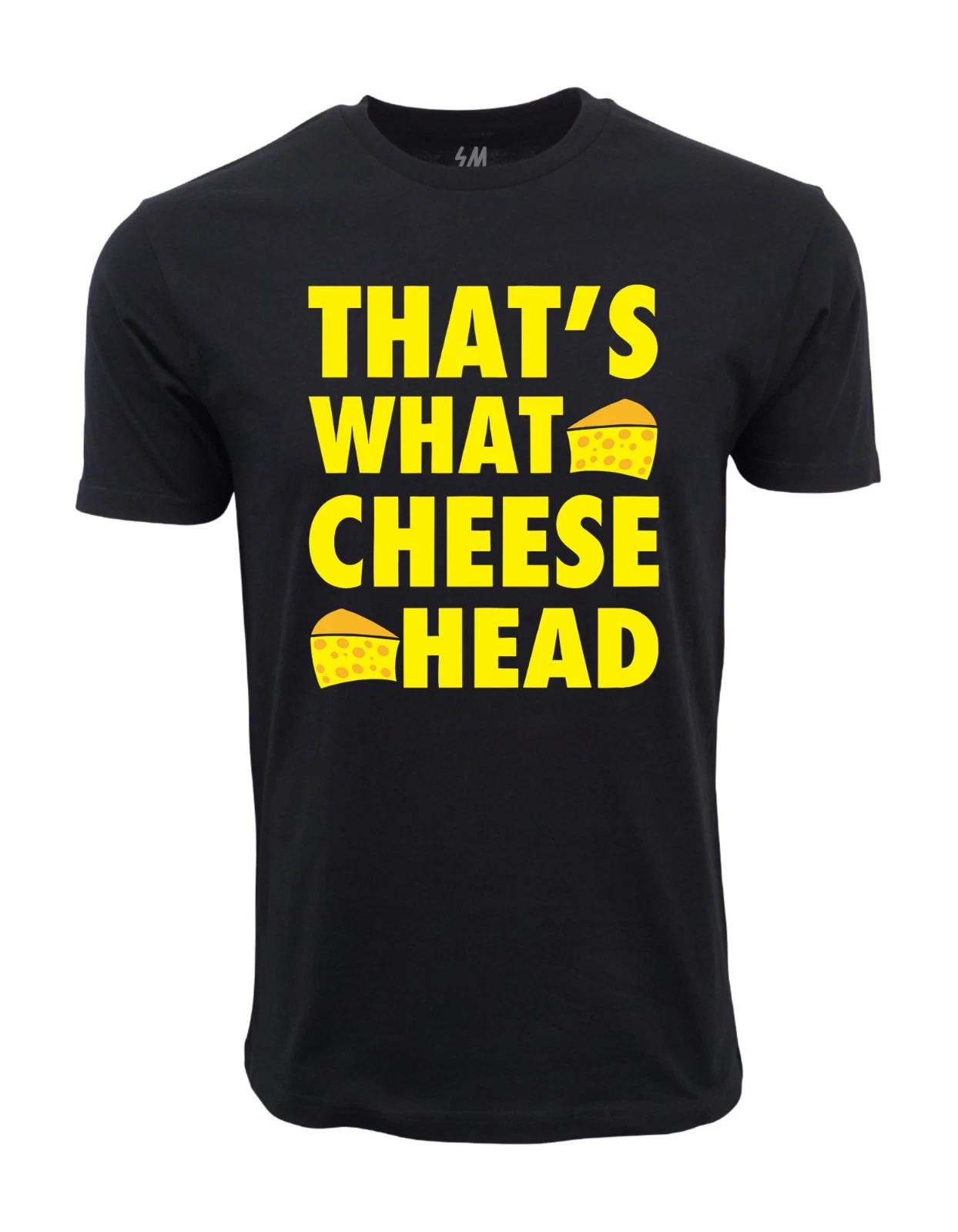 Unisex Adult Casual Graphic Thats What Cheese Head Graphic T shirt ... L