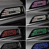 10Pcs Car Air Conditioner Outlet Decorative Strips Wholesale Colorful Diamond U Shape Rhinestone Clip Sticker Auto Accessories