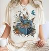 Blue Heron Fishing Shirt, Kingfisher Wildlife Angler Tee
