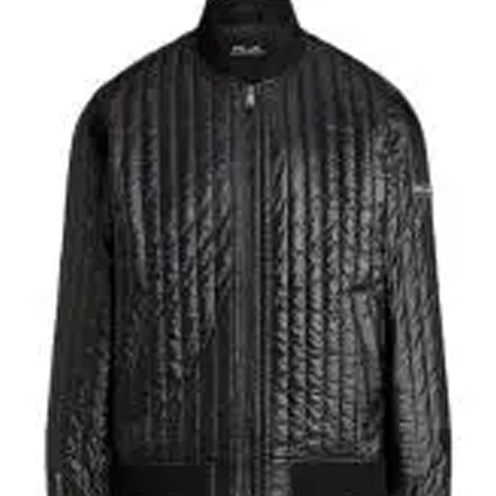 Polo Ralph Lauren Solid Color Zipper Water-Resistant Long Sleeve Jacket Men jackets Black MNRXOTW16020069-001