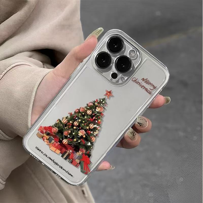 Christmas tree for iphone17promax mobile phone case apple 16/14pro European and American 13/12/15/11pro
