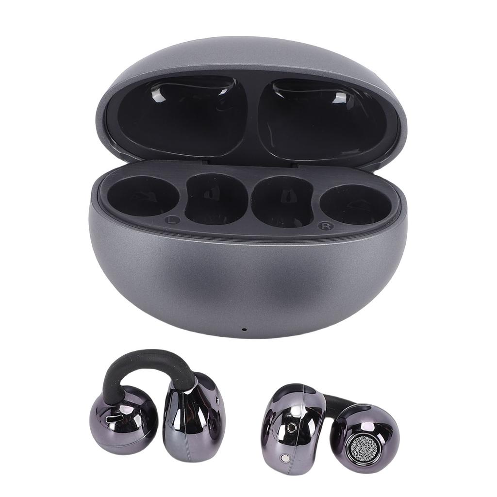 Jewelry Inspired Clip On Earbuds Wireless Bluetooth Earring Clip On Headphone for Workouts Running Sports