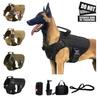 Tactical Military Vest Pet German Shepherd Golden Retriever Tactical Training Dog Harness and Leash Set For All Breeds Dogs