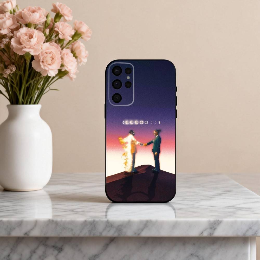 M-Metro-O COOL B-Boomin-N Phone Case For Samsung S25,24,23,22,30,21,10,9,Ultra,Plus,Lite,FE,4,5 G Soft Black Case