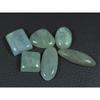85Cts. Natural Aquamarine Mix Cabochon Loose Gemstone 06 Pcs Lot C-3833