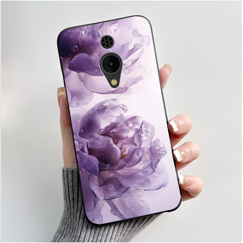 Hülle Für Nokia 150 2G 2023 TA-1582 Hülle Ästhetisch Luxuriös Niedlich Cool Jungen Mädchen Schwarz Matt Weiches TPU Vollschutz Rückseite