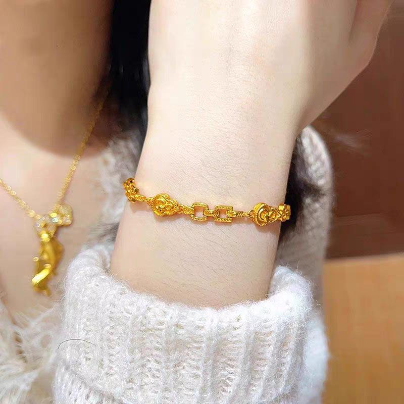 Shajin Jewelry Chinese Style Gold-Plated Snake Bracelet for Women - Durable, Non-Fading and Elegant.