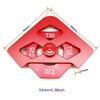 Quick Jig 2 Pcs Semi-Round Corner Radius Quick Jig R Angle Locator Aluminium Alloy Engraving R10 R15 R20 R30