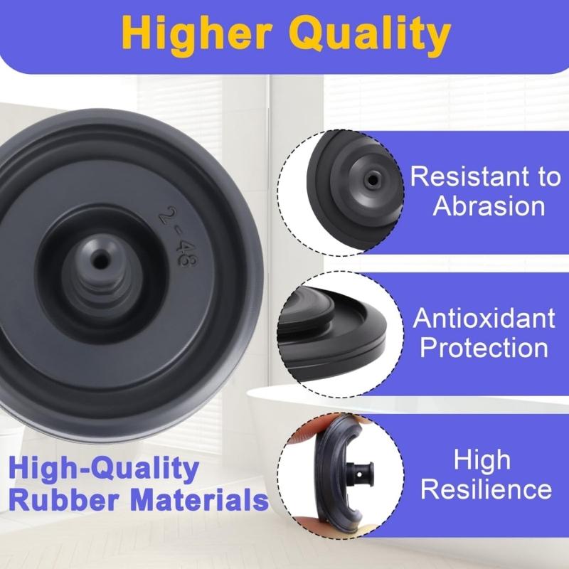 Durability Toilet Tanks Seals To Prevent Water Waste Save Up To 10000 Gallons Annually and Ensure Quiet Operation