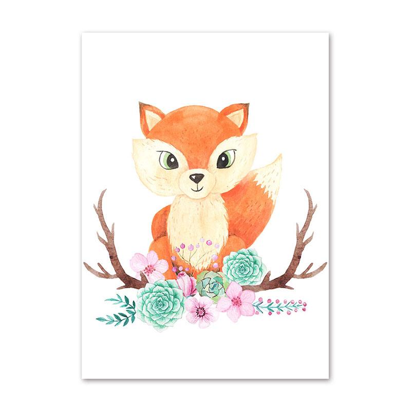 

Мультфильм Цветок Животное DIY Алмазная Картина Вышивка Крестом 5D Полная Дрель Мозаика Лев Лиса Слон Вышивка Детская Настенная Декорация Для Комнаты Full Round 20x25CM