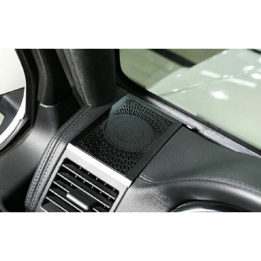 Black Aluminum Frame Trim 2004-2018 Console Dashboard Speaker For Benz G-Class