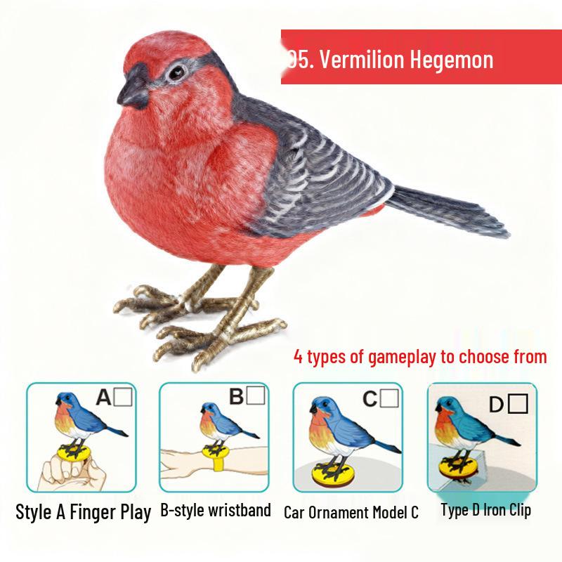 Interactive Singing Knight Bird: Voice-Controlled, Chirping, and Moving Toy for Kids