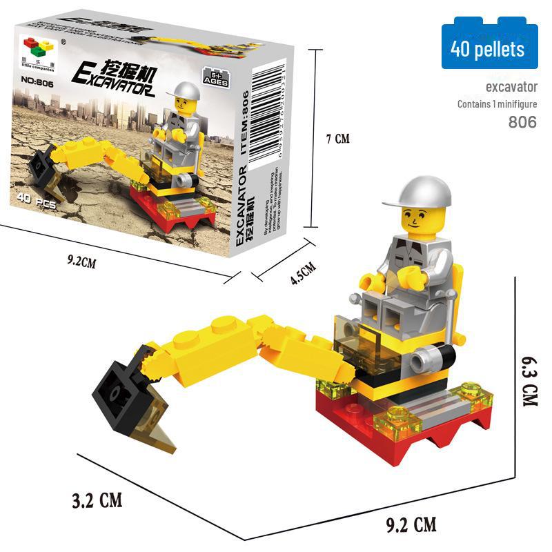 "Jucărie Mașină Mini Blocuri de Construcție Educative pentru Copii - Cadou de Antrenament pentru Grădiniță"