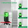 Cross Line Self-leveling Laser Level with Vertical Beam Spread Covers of 150° Selectable Laser Lines TYPE-C Charging