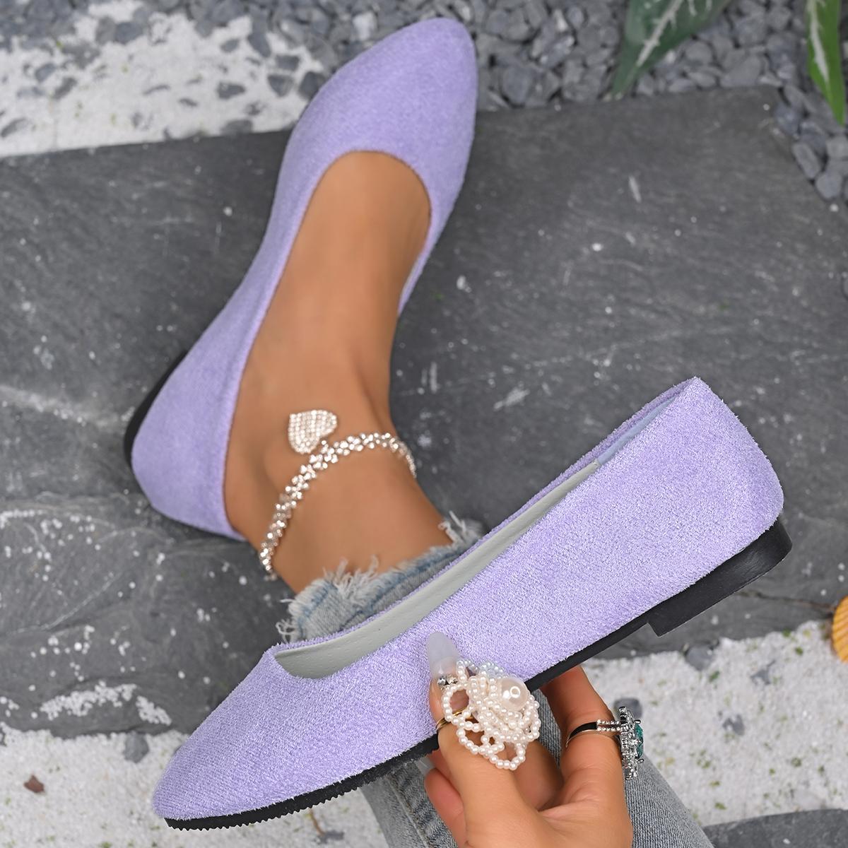 

Модные женские балетки 2025 Новые элегантные лоферы Женские повседневные уличные туфли на плоской подошве Весенне-осенние мелкие модные балетки Простые кроссовки для женщин 42