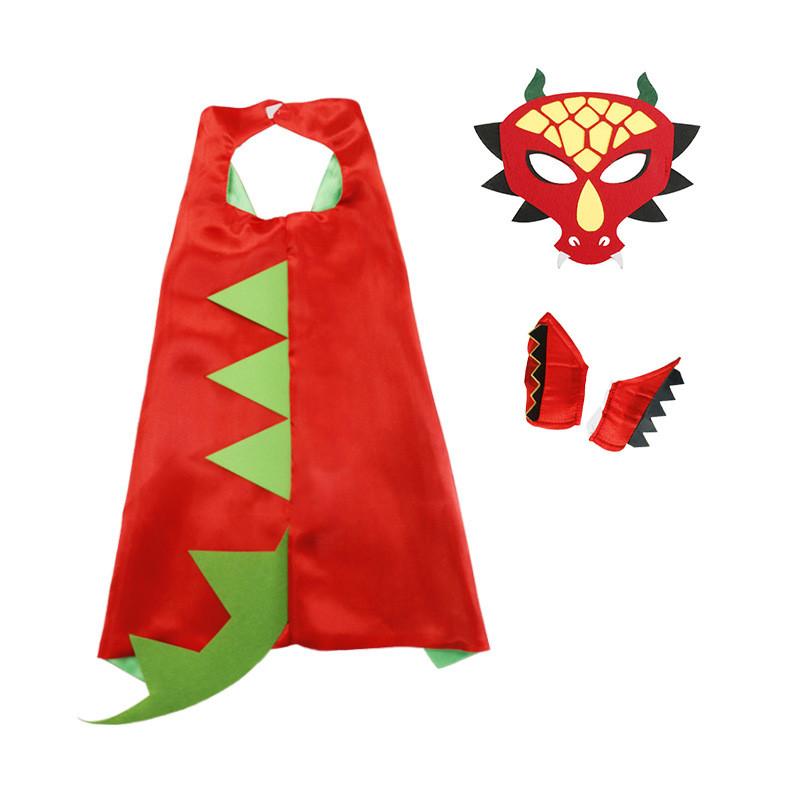 Cloak Kids Dinosaur Mask Set Tyrannosaurus Rex Performance Makeup Props Cosplay