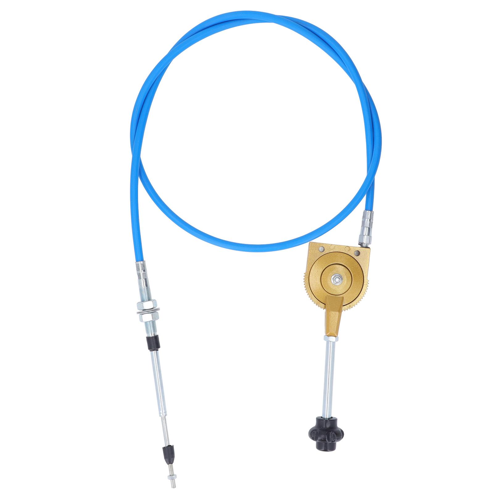 2 м Трос газа ПУ Нержавеющая сталь Погодоустойчивый Ручной трос акселератора для Экскаватора Миксера Аксессуары для экскаватора