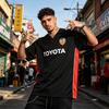 Camisa de Futebol Vintage do Valencia FC Masculina Feminina Manga Curta Top de Futebol Retrô 1999 2000 2006 Uniformes Streetwear Casual