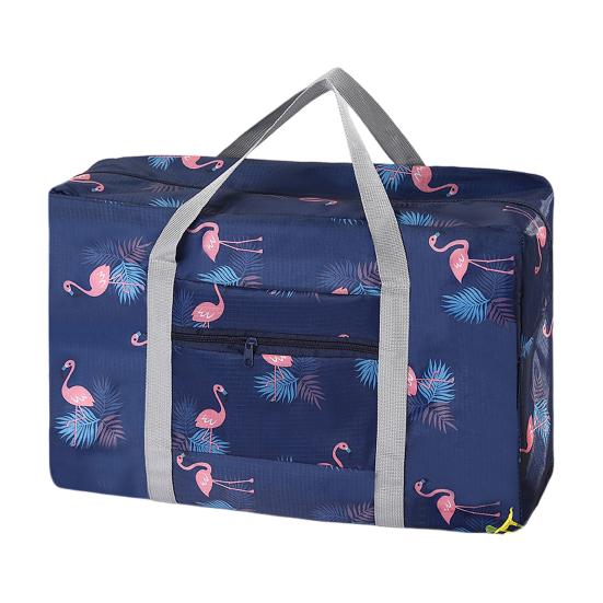 Foldable Travel Duffel Bag Tote Carry-on Luggage Bag Large Capacity Waterproof Portable Storage Bag with Zipper