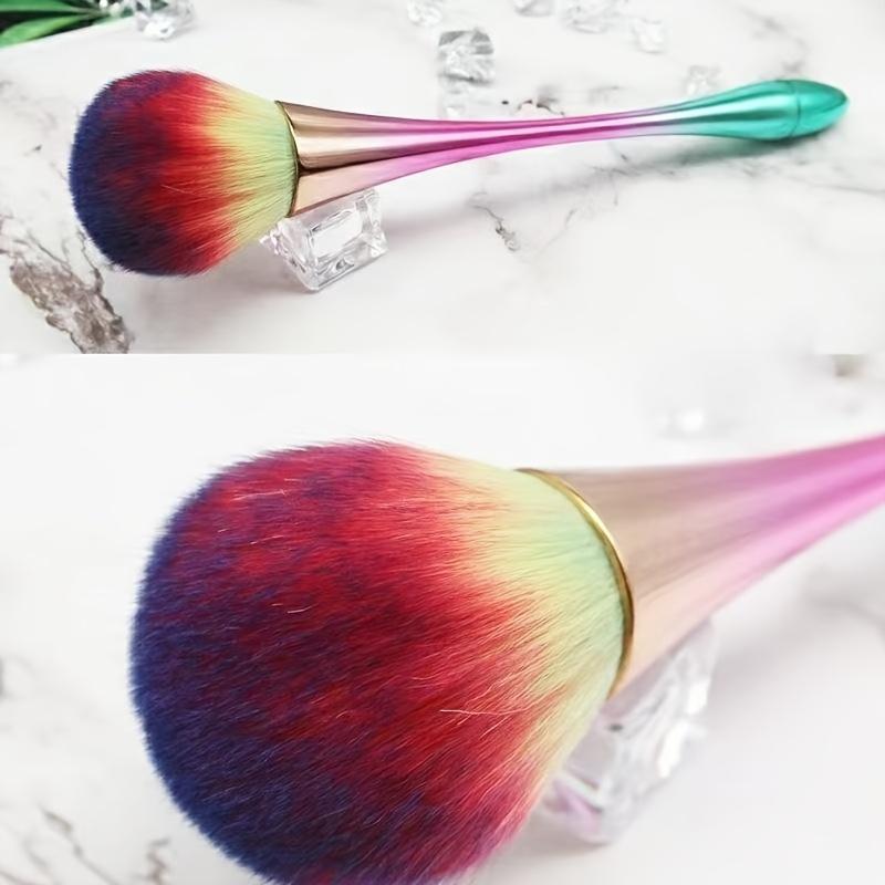 

1 шт. Кисть для пудры и румян с акриловой ручкой, для всех типов кожи, для безупречного нанесения, кисть для макияжа