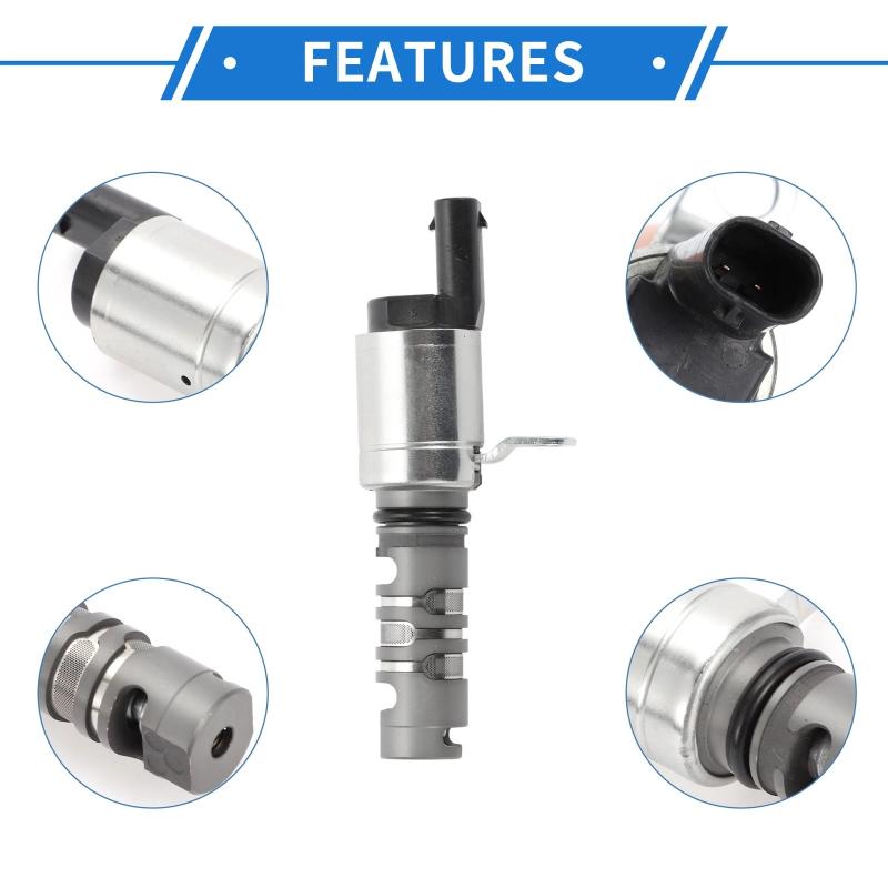 Car Engine VVT Solenoid 1 Pcs OE 04E906455D Compatible for A3 Golf Enhance Power Delivery