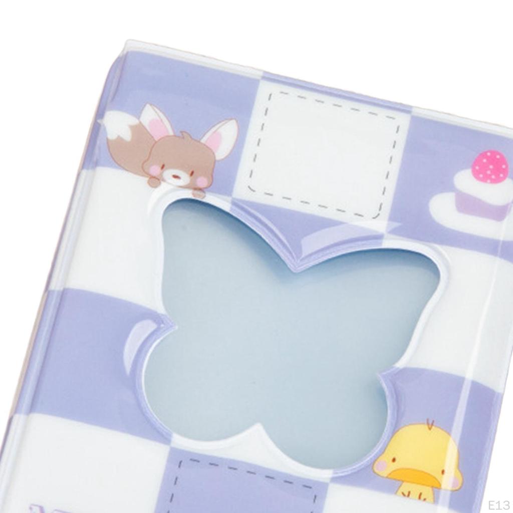 3 inch Card Holder Mini Album for Photos and Cards with 40 Pockets Travel Events