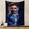 Lionel Messi Argentina Football Design Patterned Tapestry for Bedroom and Living Room Home Decor