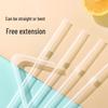 Meiliya Individually Wrapped Disposable Drinking Straws
