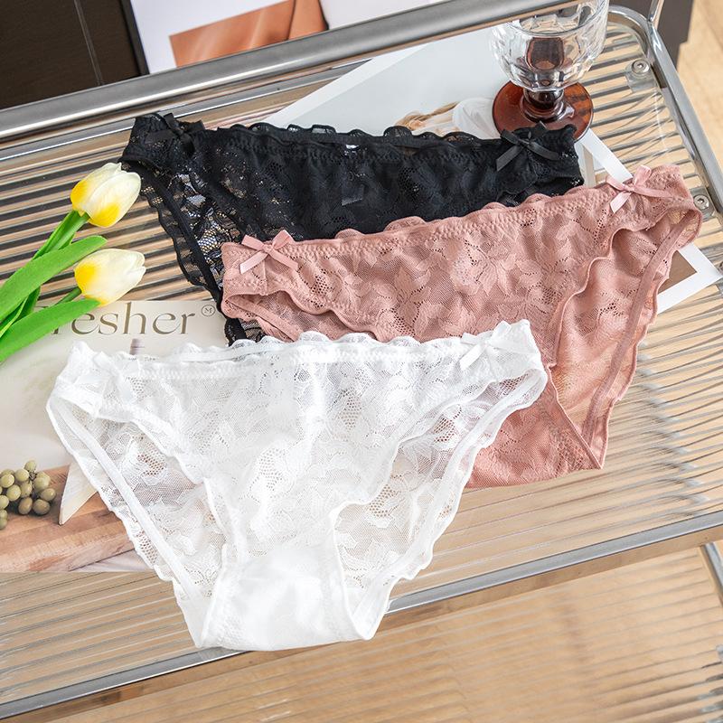Lady Summer New Product Pure Desire Sexy Lace Without Mark Breathable in Waist Triangle Briefs