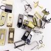 7Pcs/Set Women'S Handbag Swivel Clasp Lock Buckle Diy Part Leather Craft 45Mm 4 Colors Metal Bag Lock Hardware Accessories
