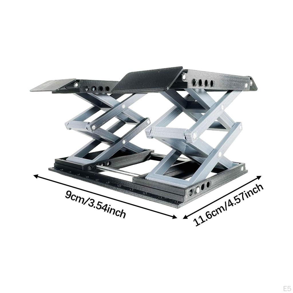 RC Car Stand,RC Miniature Lifting Platform, Portable for 1/ 18 Scale Crawler Adjustable