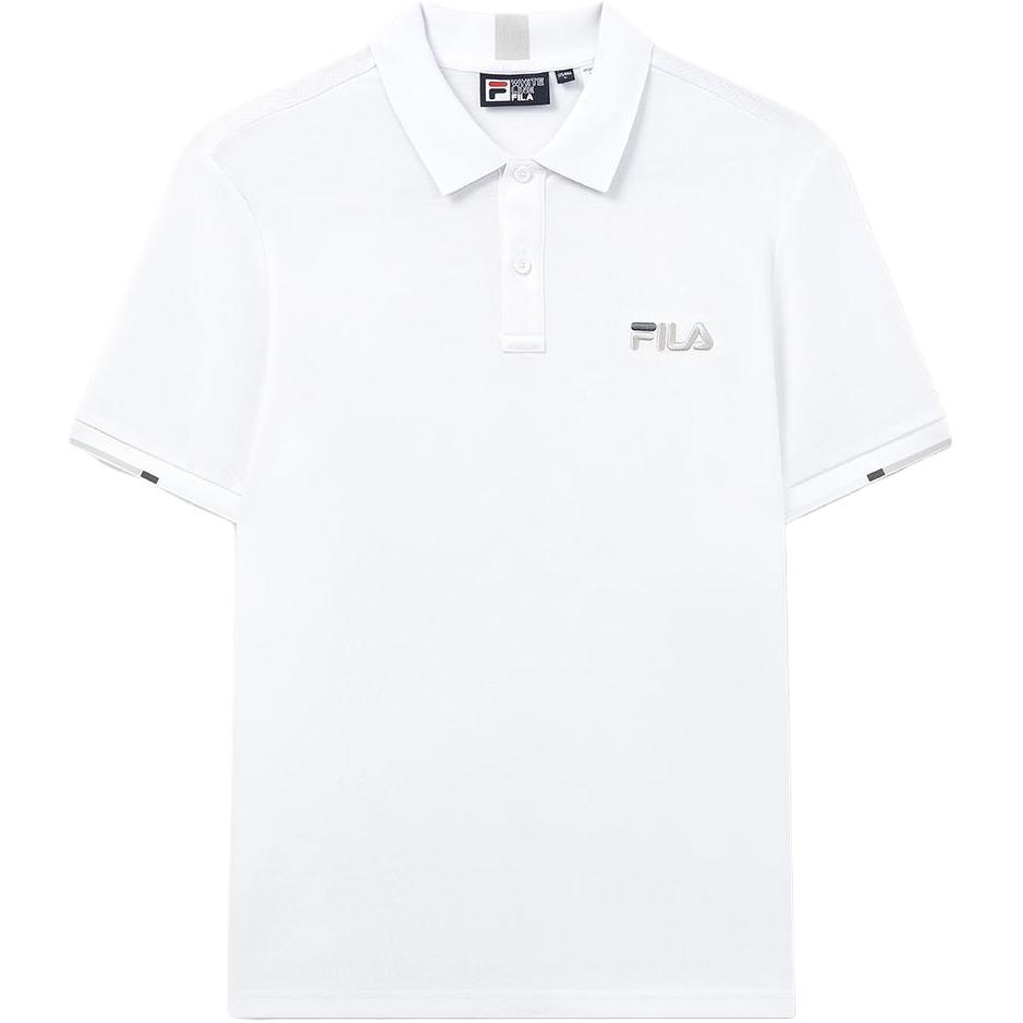 FILA Polo Shirts Men s Standard White Polo Collar Moderate Straight Fit F51M338117AWT XXXL